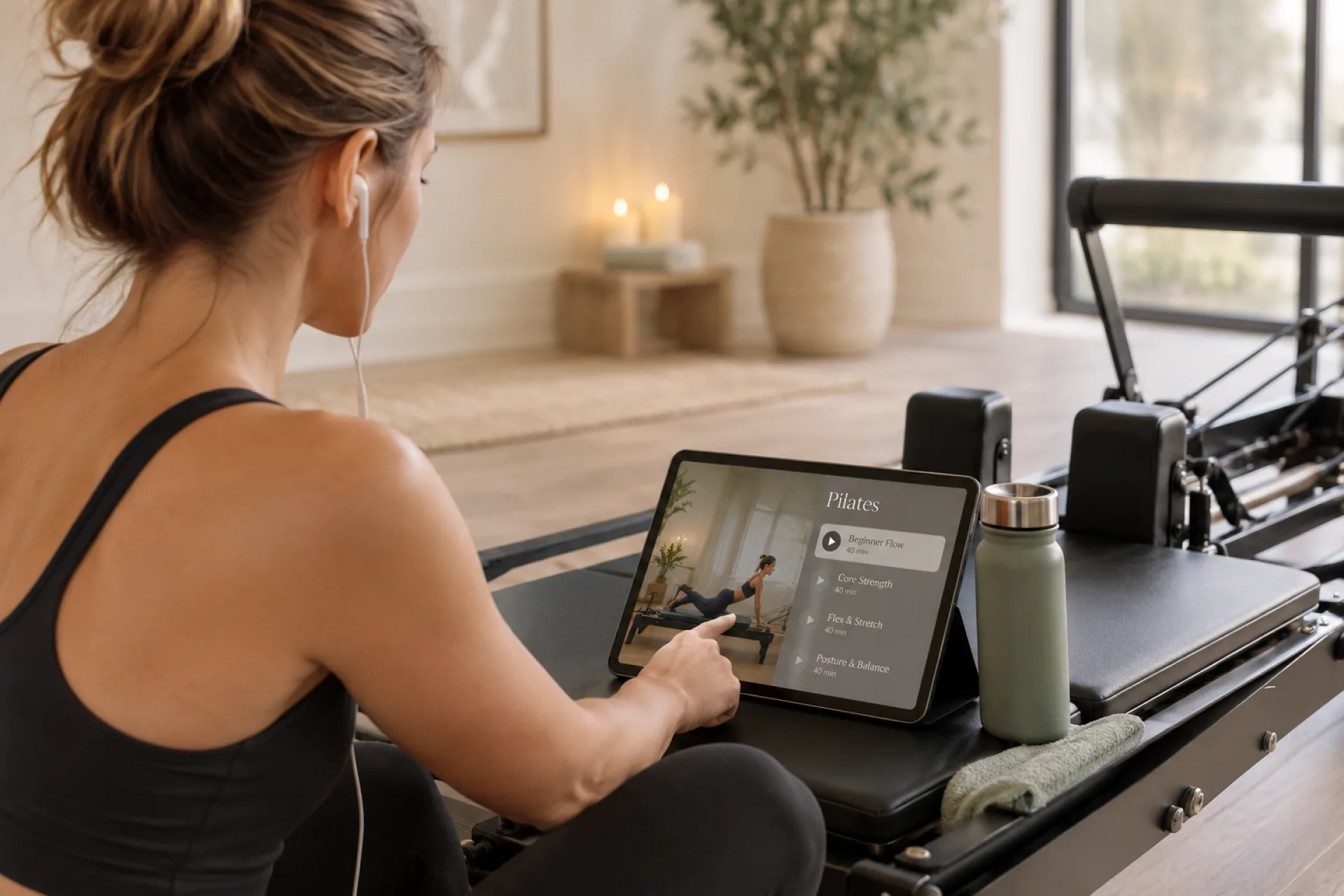 Reformer selecting video